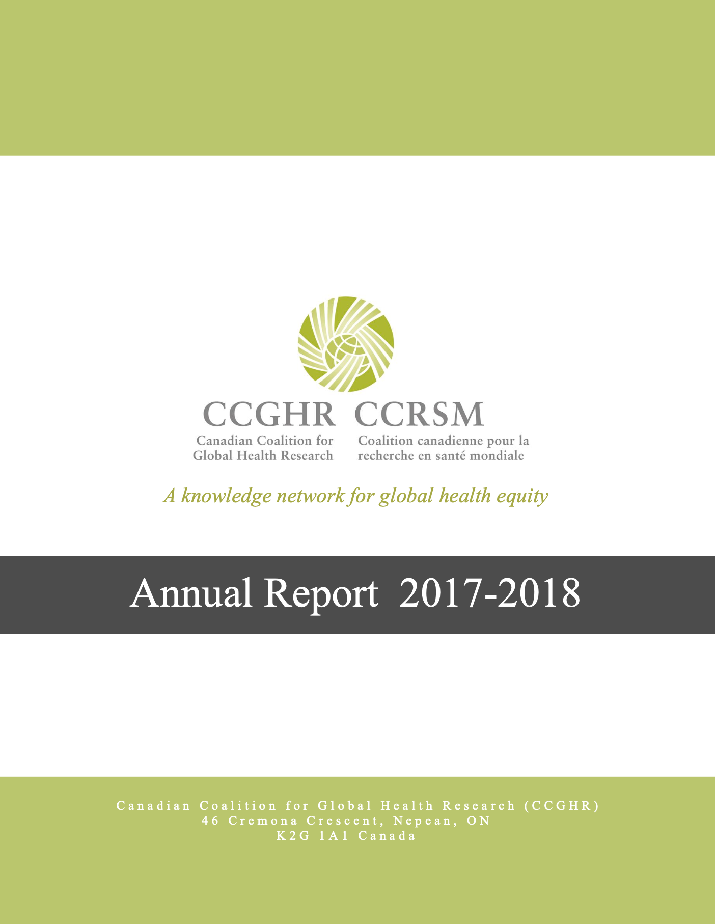 2017-18 annual report cover 2017-18 annual report cover